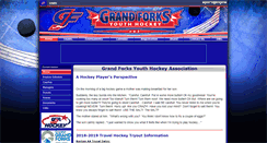 Desktop Screenshot of grandforksyouthhockey.com